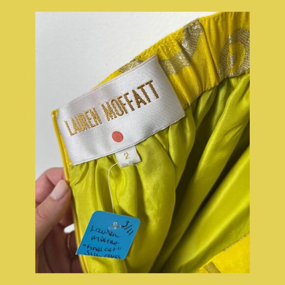 🌼 Anthropologie 100% Silk Yellow Dress – Size 2, NWOT - Picture 4 of 12